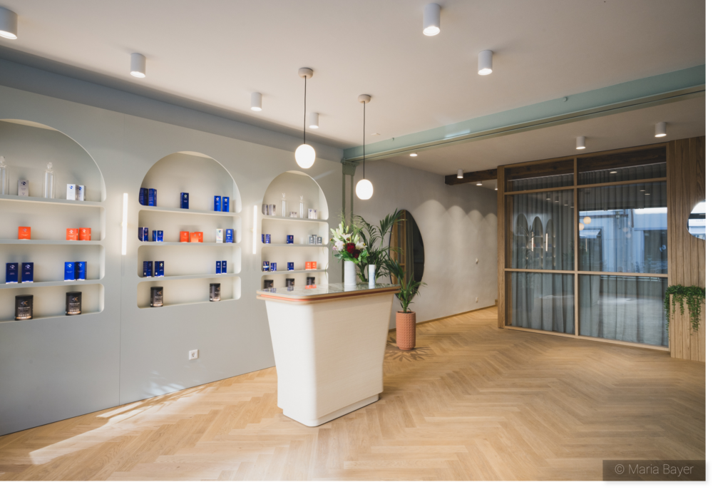 Counter at GlowIn Erlangen 3d printed at large scale with recycled material in full view